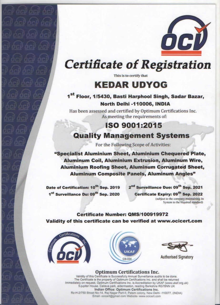 Aluminium Supplier in Delhi